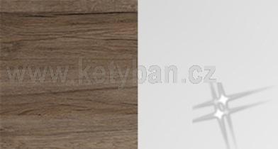 Biela arctic/dub san remo rustic
