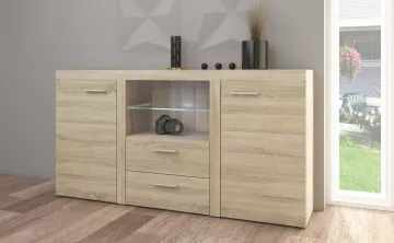 Komoda Rizo 2D2S, dub sonoma