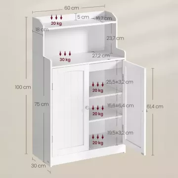 Kúpeľňová skrinka AUK-E117