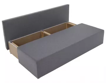 Pohovka Eugi, svetlo šedá, úložný priestor