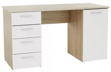 PC stl Eustach, dub sonoma/biela