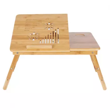 Odkladací stolík na notebook AKF-E1002 NAT - bambus