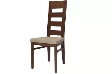 Jedálenská stolička Falco tmavo hnedá / beige