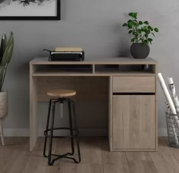 Písací stôl Felix 488, jackson hickory, v interiéri