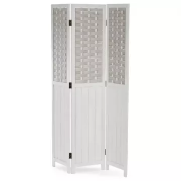 Trojdielny paraván z masívu Ef-l145 -wt