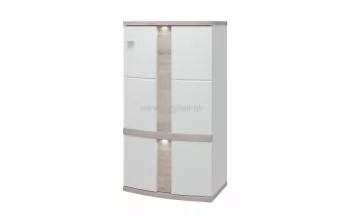 Komoda Cabana Typ 22 - Biela Arctic vysok lesk / bardolino
