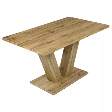 Pevný jedálenský stôl HT-911 OAK