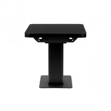 Jedlensk stl rozkladac 120-160x80 cm, mdf, ierna, HT-D1926 BK