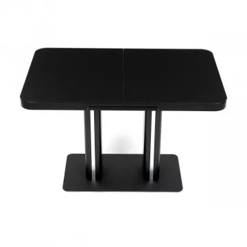 Jedlensk stl rozkladac 120-160x80 cm, mdf, ierna, HT-D1926 BK