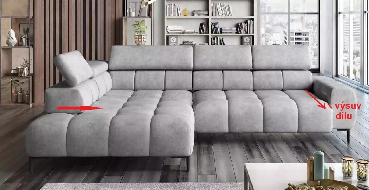 Sedacia sprava Planea L - vysuv