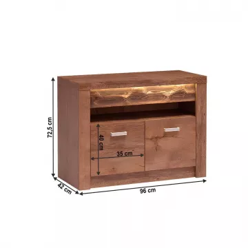 Praktická komoda INFINITY - jaseň svetlý