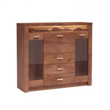 Priestranná komoda INFINITY I-08 - jaseň svetlý