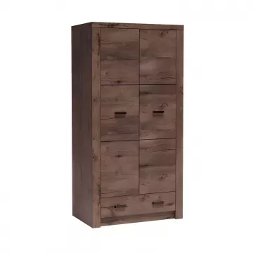 Šatníková skriňa INFINITY - jaseň tmavý