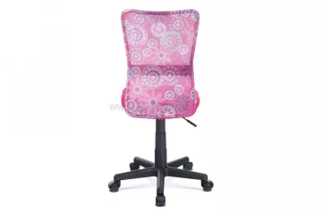Kancelárska stolička Ka-2325 - ružová s motívom