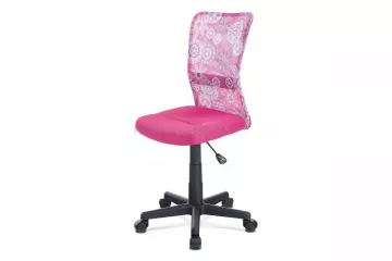 Kancelárska stolička Ka-2325 - ružová s motívom