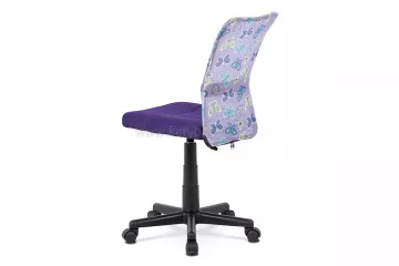 Kancelárska stolička Ka-2325 - fialová s motívom