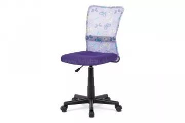 Kancelárska stolička Ka-2325 - fialová s motívom