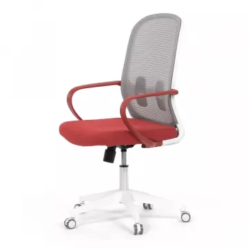 Pohodlie a tl s kancelrskou stolikou Ka-s425 - RED