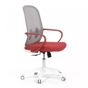 Pohodlie a tl s kancelrskou stolikou Ka-s425 - RED