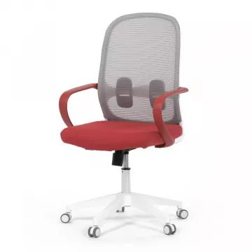Pohodlie a tl s kancelrskou stolikou Ka-s425 - RED