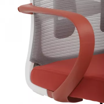 Pohodlie a tl s kancelrskou stolikou Ka-s425 - RED