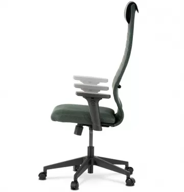 Kancelrske kreslo, poah ed ltka a ekokoa, hojdac mechanizmus, 2D podrky KA-U09 GREY