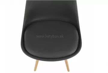 Jedálenská stolička Kemal tmavo hnedá