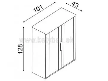 Komoda Flab 2DD6.