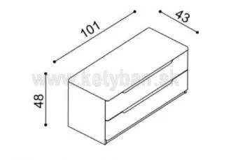 Komoda Flab 2Z2.