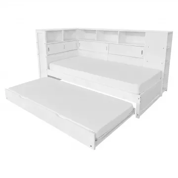 Modern� rozkladacia poste� LENDON - biela