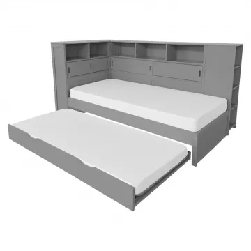 Modern� rozkladacia poste� LENDON - �ed�