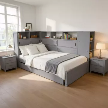 Modern� rozkladacia poste� LENDON - �ed�