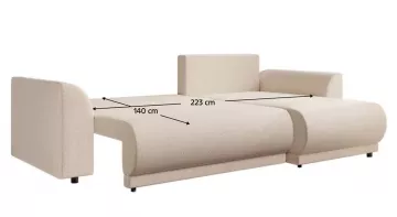 Rohov� sedacia s�prava LIMON, rozlo�en� l��ko