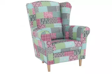 Kreslo Charlot 2 Patchwork M1