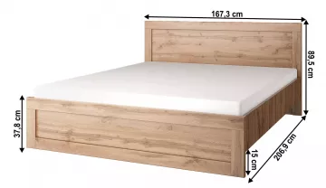 Postele MORATIZ 160 a MORATIZ 180