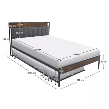 Kovov� poste� s �al�nen�m Nordo