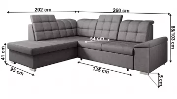 Sedacia s�prava Oreo �av� prevedenie rozmery