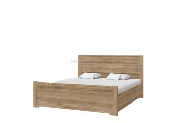 Posteľ Tirol 200x180 cm prevedení dub riviera rustic mountain