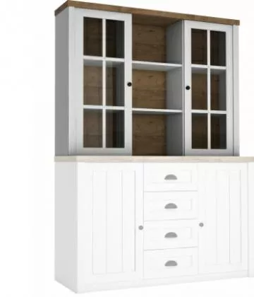 Nádstavec na komodu Provance W2D sosna andersen/dub lefkas