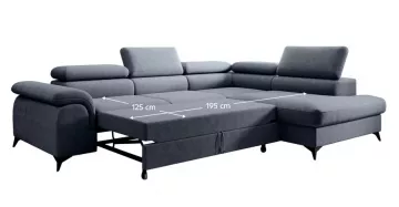 Sedacia súprava Pony rozmery lôžka