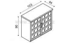 Komoda RCHEL R2 SS - schma