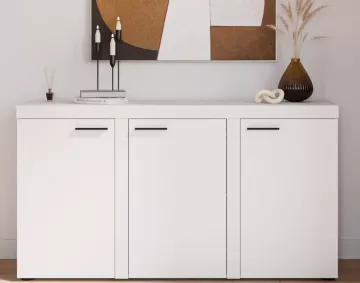 Komoda Rizo 3D biela