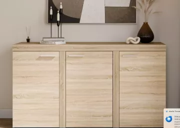 Komoda Rizo 3D dub sonoma