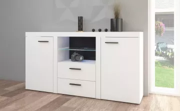 Komoda Rizo 2D2S, biela