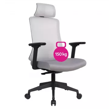 Kancelárske kreslo Rosano - šedé