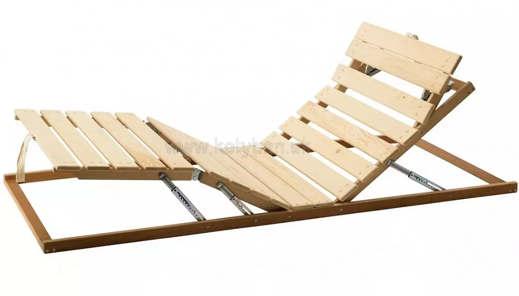 Polohovateľný latkový rošt s komplexným polohovaním