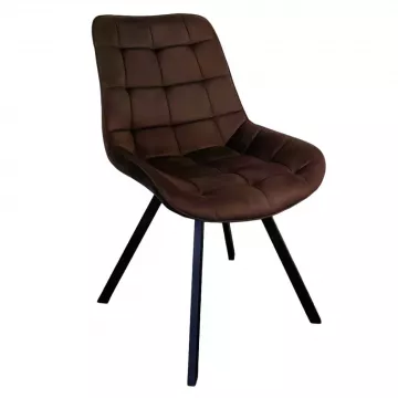 Jedálenská stolička SAMIRA - tmavo hnedá
