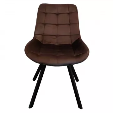 Jedálenská stolička SAMIRA - tmavo hnedá