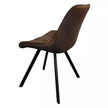 Jedálenská stolička SAMIRA - tmavo hnedá