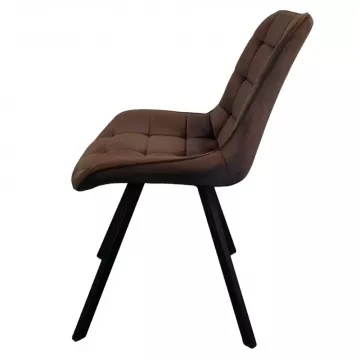 Jedálenská stolička SAMIRA - tmavo hnedá